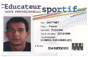 Carte professionnelle Pascal Cottinet